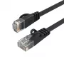 ORICO PUG-C7B CAT7 Ethernet kábel 10Gbps RJ45 plochý LAN internetový kábel 15m - čierny