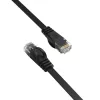 ORICO PUG-C7B CAT7 Ethernet kábel 10Gbps RJ45 plochý LAN internetový kábel 15m - čierny