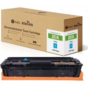 G&G GR-HW2211A Reborn Toner Azúrový, náhrada za HP 207A / W2211A