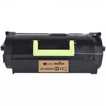 G&G Reborn tonérová kazeta kompatibilná s Lexmark 522X/52D2X00 čierna 45 000 strán repasovaná 21310