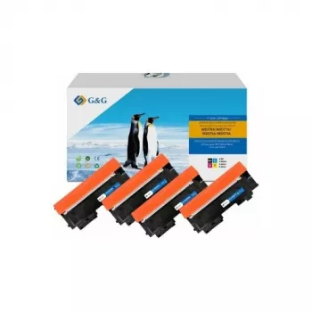 G&G Toner 4-bal. kompatibilný s HP 117A čierny/azúrová/purpurová/žltý (21450)