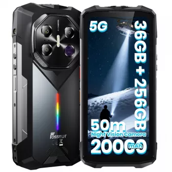 FOSSIBOT F113 Smartphone, sivá