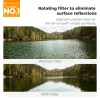KF Cirkulárny polarizačný CPL filter 58mm Clip-On pre smartphone KF15.0024