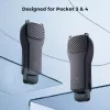KF tvrdé PC ochranné puzdro pre DJI Osmo Pocket 3/4 s popruhom - čierna