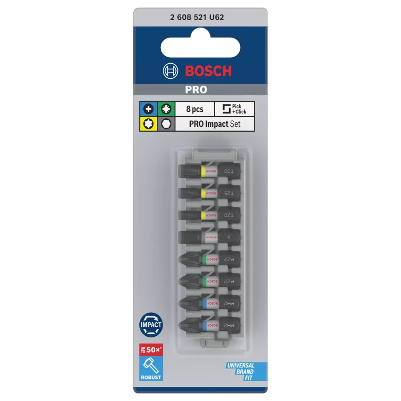 Bosch PRO Impact sada bitov 8-dielna (2608521U62)