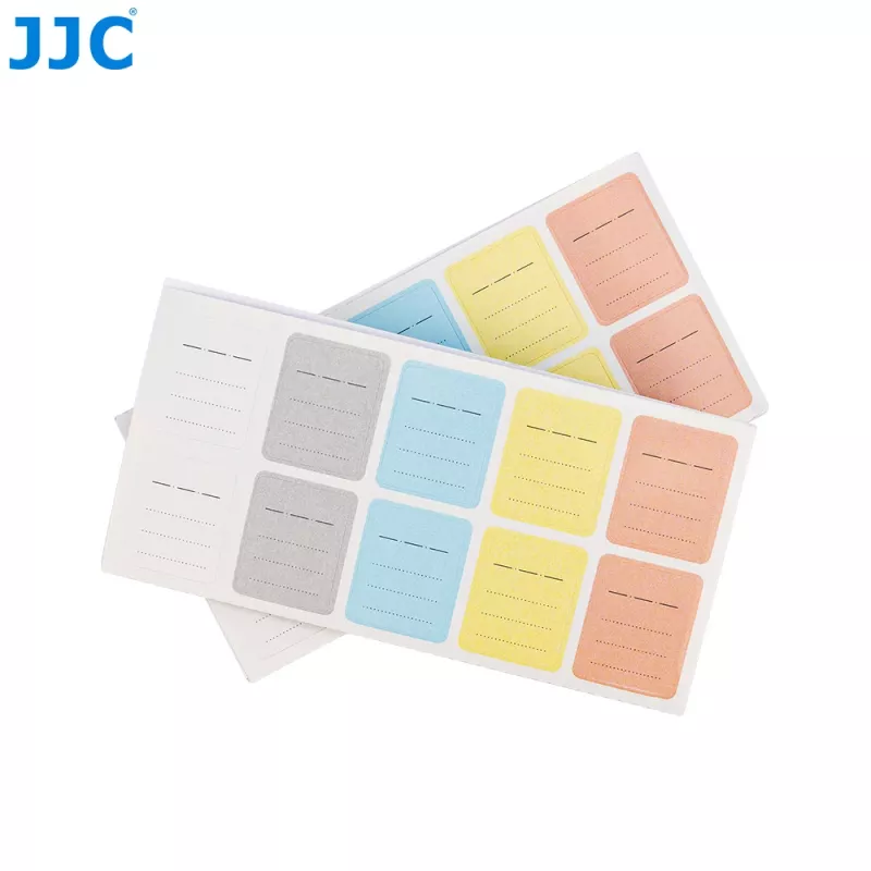 JJC 120x štítky nálepky na pamäťové karty pre SD MicroSD CF XQD