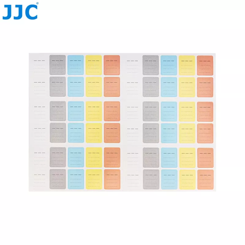 JJC 120x štítky nálepky na pamäťové karty pre SD MicroSD CF XQD