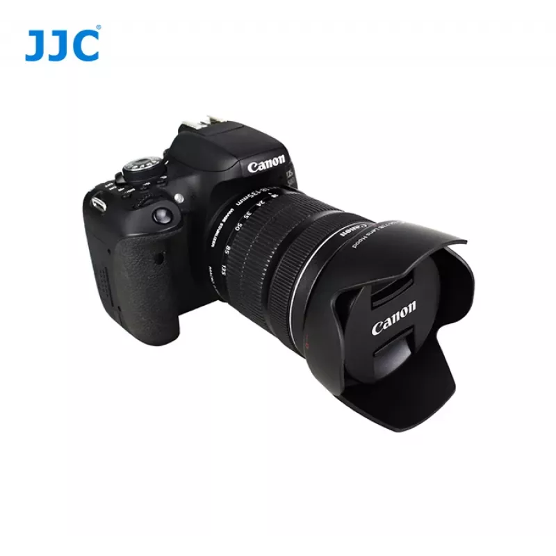 JJC slnečná clona pre Canon EW-73B - tulipánová bajonetový uzáver - čierna