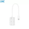 JJC PDB-UC USB-C čítačka Micro SD kariet s 2x USB-C konektormi, Space Grey