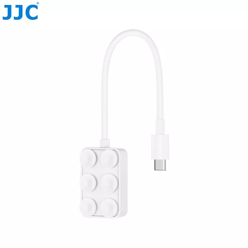 JJC PDB-UC USB-C čítačka Micro SD kariet s 2x USB-C konektormi, Space Grey