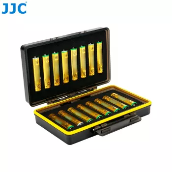 JJC box na ukladanie batérií pre 16x AAA batérie - priehľadný PP plast