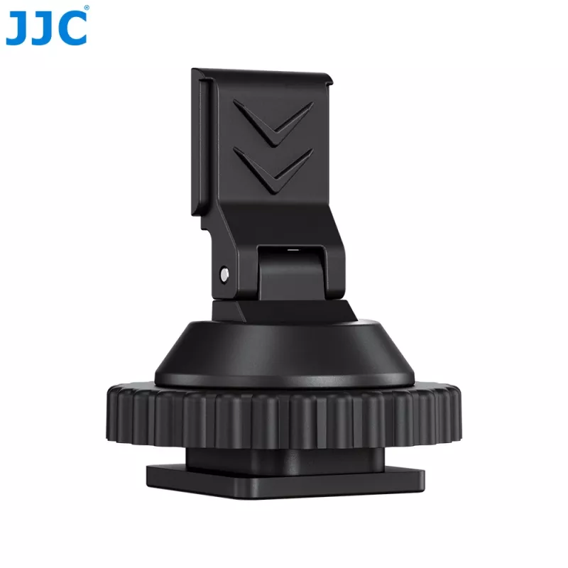 JJC HC-DMN adaptér zo sánok na závit 1/4 inch-20 pre držiak mikrofónu, čierny