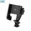 JJC PM-CS1 adaptérový držiak so závitom 1/4 inch pre telefón, smartfón, GoPro, štandardné ISO sánky, čierny