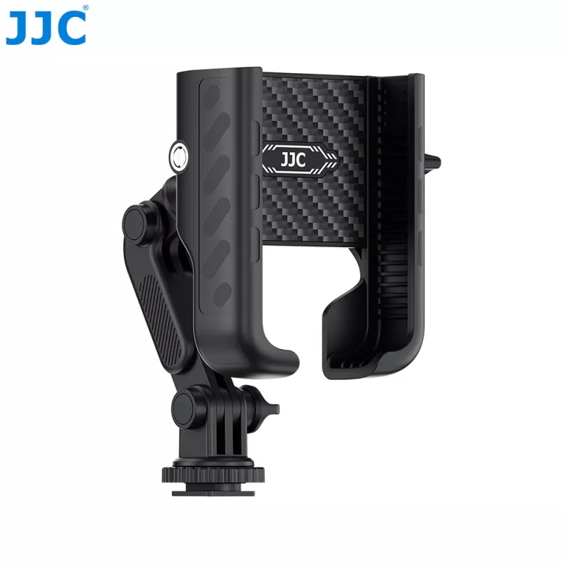 JJC PM-CS1 adaptérový držiak so závitom 1/4 inch pre telefón, smartfón, GoPro, štandardné ISO sánky, čierny