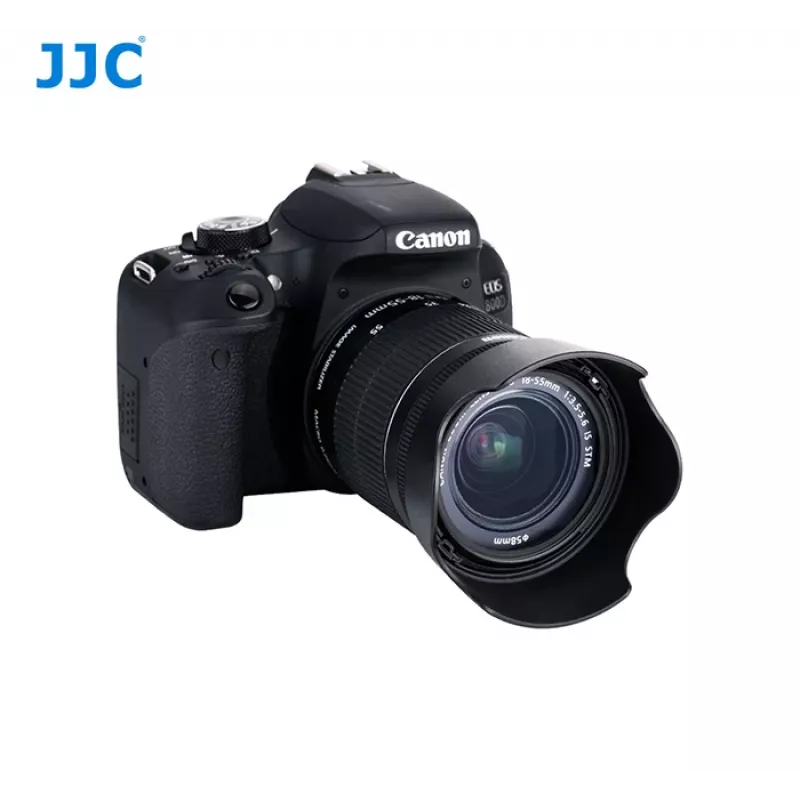 JJC slnečná clona pre Canon EW-63C - tulipánová, čierna
