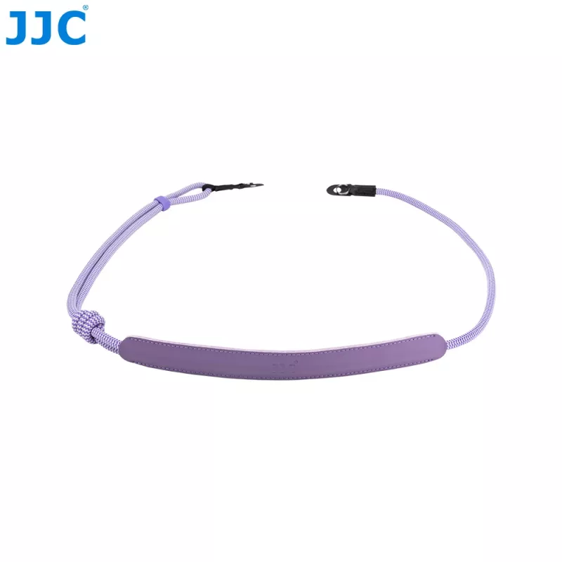 JJC retro krčný a ramenný popruh na fotoaparát CPC-LPS fialový