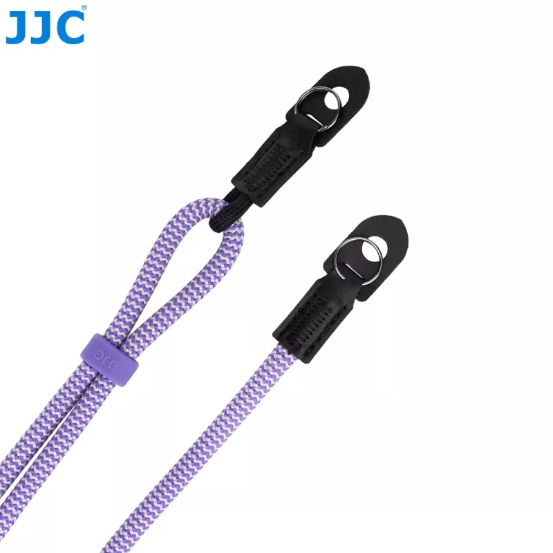 JJC retro krčný a ramenný popruh na fotoaparát CPC-LPS fialový