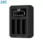 JJC trojitá USB nabíjačka batérií pre Ricoh DB-120 (3 sloty) - DCH-DB120TC