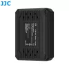 JJC trojitá USB nabíjačka batérií pre Ricoh DB-120 (3 sloty) - DCH-DB120TC