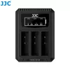 JJC trojitá USB nabíjačka batérií pre Ricoh DB-120 (3 sloty) - DCH-DB120TC