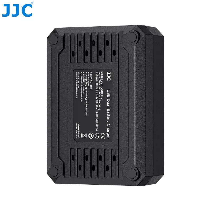 JJC duálna USB nabíjačka pre batérie Olympus BLS-1 BLS-5 BLS-50