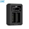 JJC duálna USB nabíjačka pre batérie Olympus BLS-1 BLS-5 BLS-50