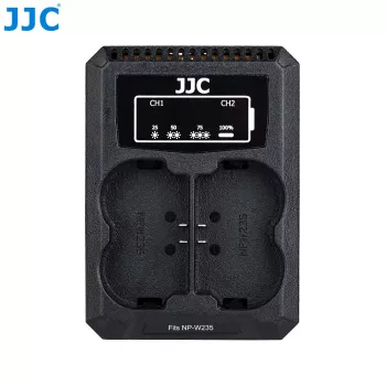 JJC duálna USB nabíjačka pre Fujifilm NP-W235