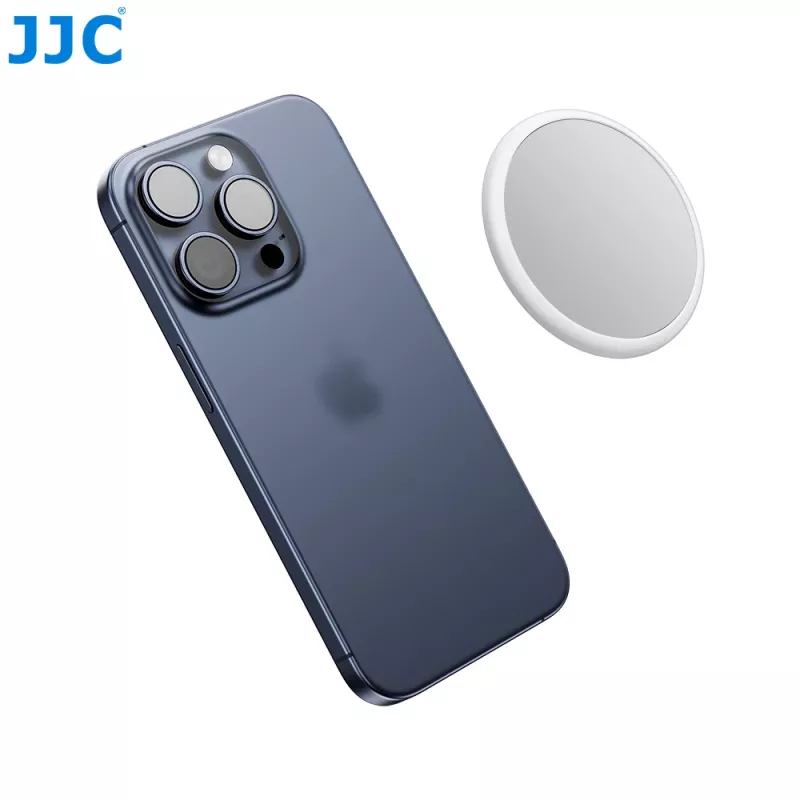 JJC MS-M2 vlog zrkadlo na selfie pre smartfón, kompatibilné s MagSafe, biele