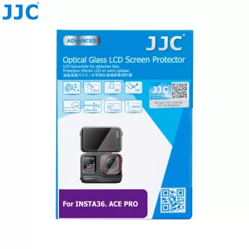JJC tvrdené sklo ochranná fólia displeja a objektívu sada pre Insta360 Ace Pro (GSP-ACEPRO)