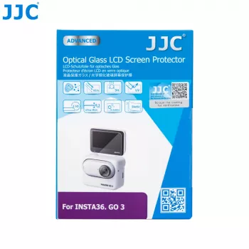 JJC GSP-GO3 sada ochrany displeja a objektívu z tvrdeného skla pre Insta360 GO 3