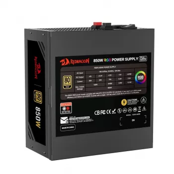 Redragon GC-PS007-1-V2 850W 80 PLUS Bronze ATX nemodulárny napájací zdroj