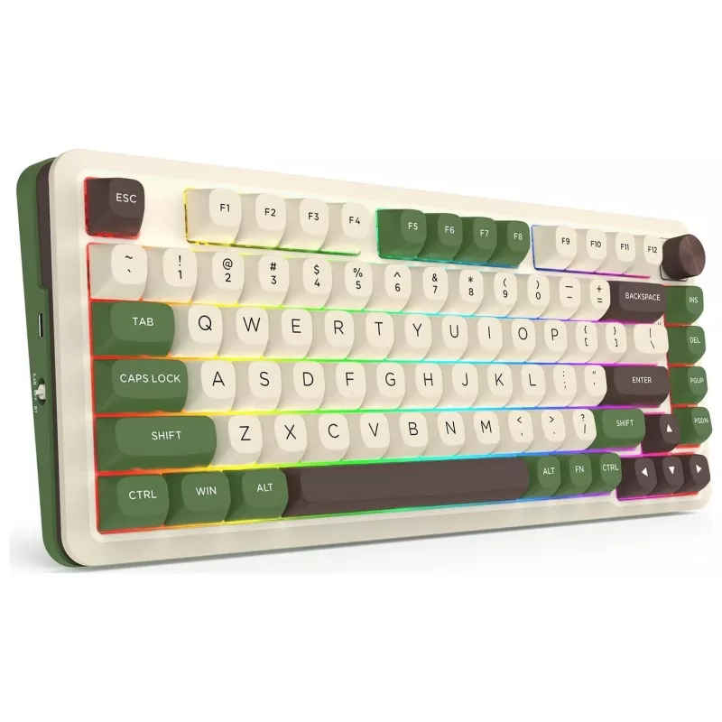 Redragon K681CGC-RGB-PRO Cyrus 65% tri-módová mechanická klávesnica, hot-swappable, Red spínače, RGB, čierna
