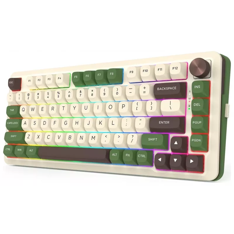 Redragon K681CGC-RGB-PRO Cyrus 65% tri-módová mechanická klávesnica, hot-swappable, Red spínače, RGB, čierna