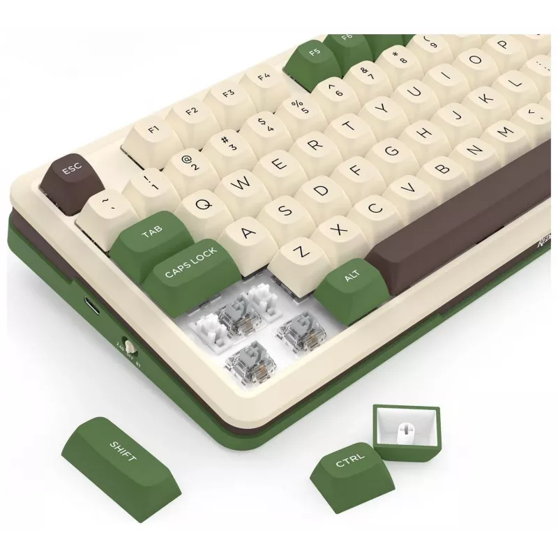 Redragon K681CGC-RGB-PRO Cyrus 65% tri-módová mechanická klávesnica, hot-swappable, Red spínače, RGB, čierna