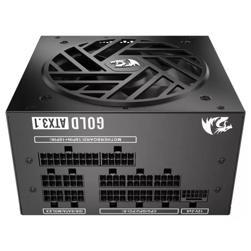 Redragon Master GC-MS03 1000W napájací zdroj, 80 PLUS Standard, ATX, neomodulárny, 120mm ventilátor, čierny