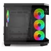 Redragon Vision ARGB GC-625-PRO Mid-Tower herné puzdro, čierne, tvrdené sklo, 4x120 mm ARGB ventilátory