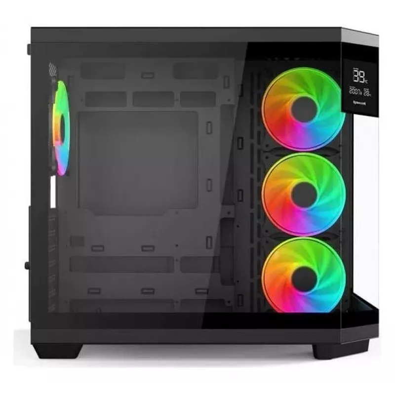 Redragon Vision ARGB GC-625-PRO Mid-Tower herné puzdro, čierne, tvrdené sklo, 4x120 mm ARGB ventilátory