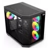 Redragon Vision ARGB GC-625-PRO Mid-Tower herné puzdro, čierne, tvrdené sklo, 4x120 mm ARGB ventilátory