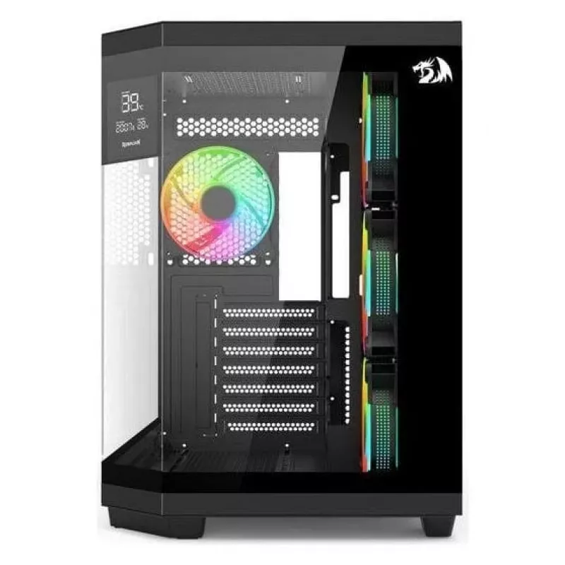 Redragon Vision ARGB GC-625-PRO Mid-Tower herné puzdro, čierne, tvrdené sklo, 4x120 mm ARGB ventilátory