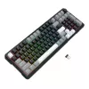 Redragon ARLOKKS QMK K742 75% Tri-Mode mechanická klávesnica, Hot-Swappable, Gasket Mount, RGB, čierna