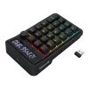 Redragon Cove K733-RGB-WL 60% Tri-Mode mechanická klávesnica, Hot-Swappable, RGB, čierna