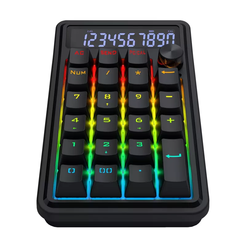 Redragon Cove K733-RGB-WL 60% Tri-Mode mechanická klávesnica, Hot-Swappable, RGB, čierna