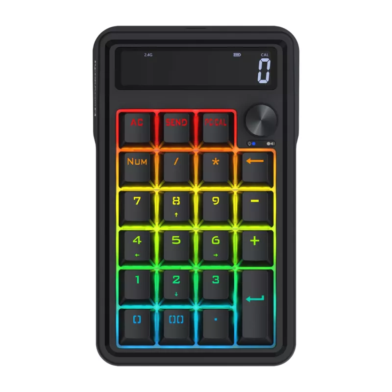 Redragon Cove K733-RGB-WL 60% Tri-Mode mechanická klávesnica, Hot-Swappable, RGB, čierna