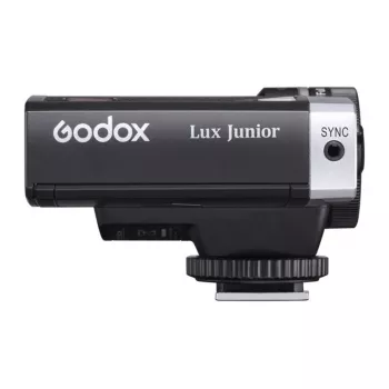 Godox Lux Junior retro blesk fotoaparátu čierny