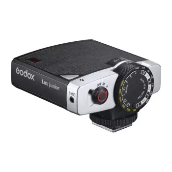 Godox Lux Junior retro blesk fotoaparátu čierny