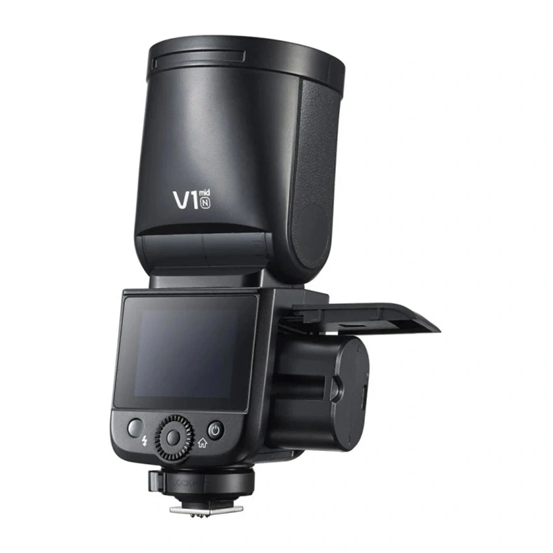 Godox V1 Mid N Round-Head blesk pre Nikon