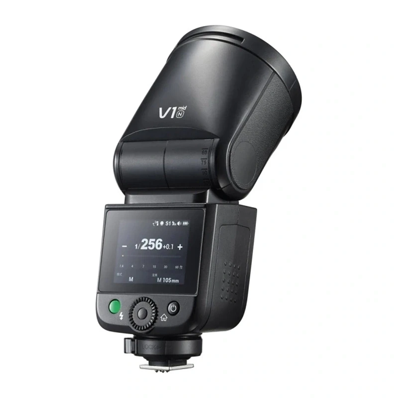 Godox V1 Mid N Round-Head blesk pre Nikon