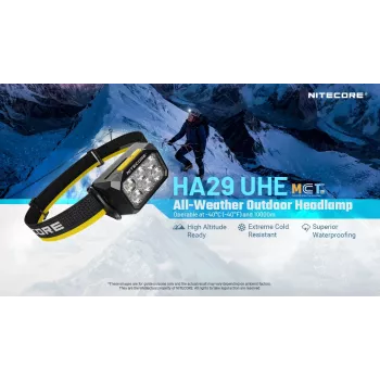 Nitecore HA29 UHE čelovka 1200 lúmenov