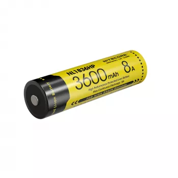 Nitecore NL1836HP 3600mAh 18650 Li-ion batéria Button Top
