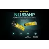 Nitecore NL1836HP 3600mAh 18650 Li-ion batéria Button Top